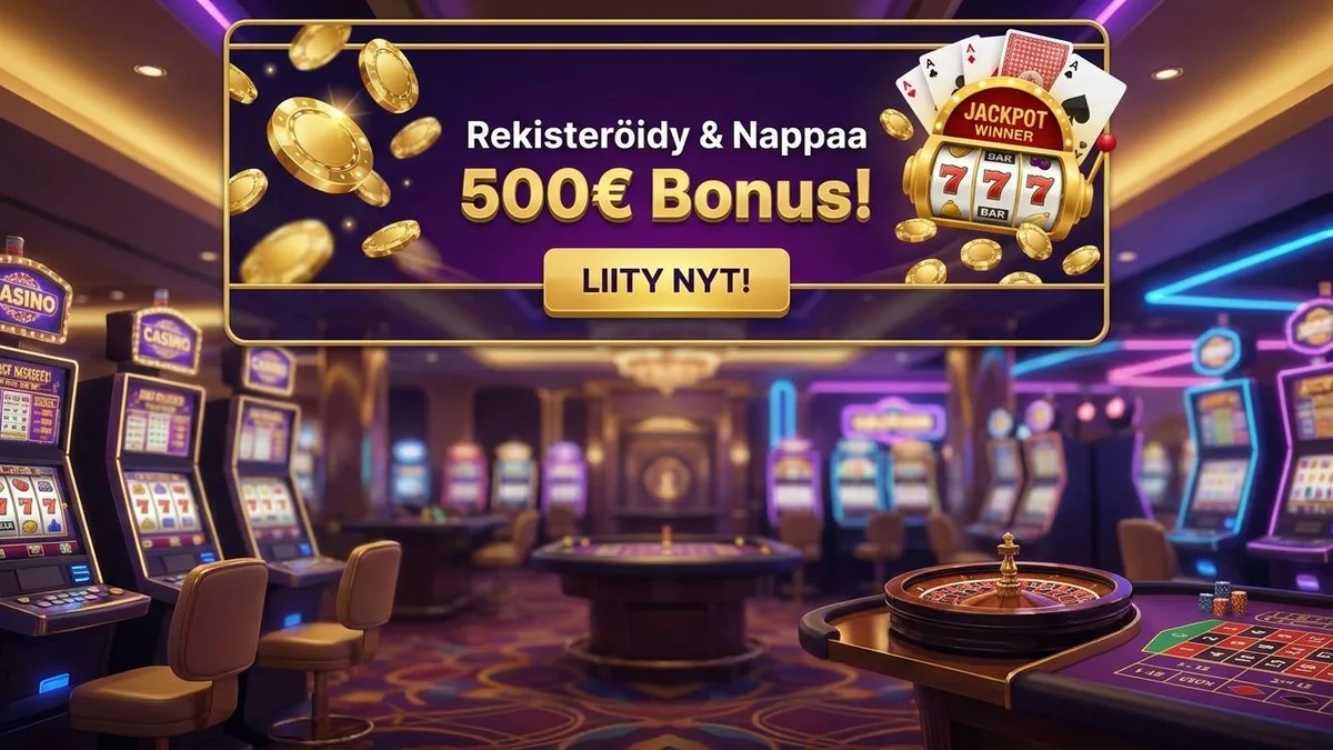 Rekisteröidy bonuksella